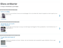 Tablet Screenshot of ellensstrikkerier.blogspot.com