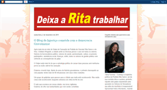 Desktop Screenshot of deixaaritatrabalhar.blogspot.com