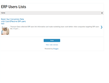 Tablet Screenshot of erp-userslists.blogspot.com