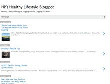 Tablet Screenshot of hpshealthylifestyle.blogspot.com