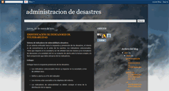 Desktop Screenshot of mariadellys-administraciondedesastres.blogspot.com