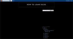 Desktop Screenshot of howtoloans.blogspot.com
