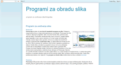 Desktop Screenshot of program-za-slike.blogspot.com