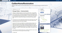 Desktop Screenshot of caliberhomerestoration.blogspot.com