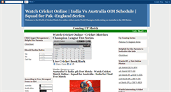 Desktop Screenshot of livecricketmatchonline.blogspot.com