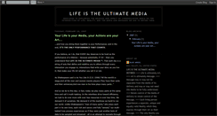 Desktop Screenshot of lifeistheultimatemedia.blogspot.com