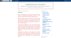 Desktop Screenshot of composicaoescrita.blogspot.com