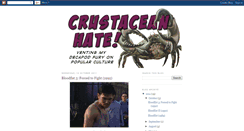 Desktop Screenshot of crustaceanhate.blogspot.com