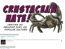 Tablet Screenshot of crustaceanhate.blogspot.com