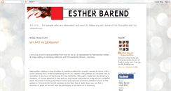 Desktop Screenshot of estherbarend.blogspot.com