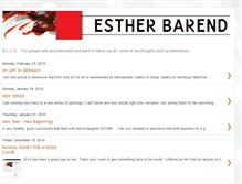 Tablet Screenshot of estherbarend.blogspot.com