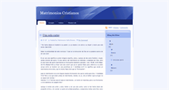 Desktop Screenshot of consejerosmatrimonioscristianos.blogspot.com