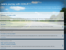 Tablet Screenshot of jadescdkl5journey.blogspot.com