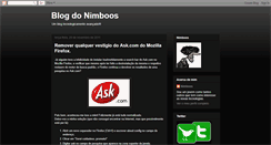 Desktop Screenshot of blogdonimboos.blogspot.com