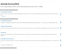 Tablet Screenshot of aishajeremywed.blogspot.com