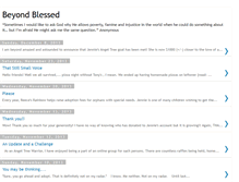 Tablet Screenshot of beyondblessedinga.blogspot.com