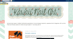 Desktop Screenshot of kawaiinailart.blogspot.com