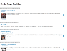 Tablet Screenshot of brokedowncadillac.blogspot.com