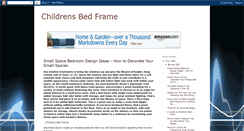 Desktop Screenshot of childrensbedframez.blogspot.com