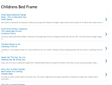 Tablet Screenshot of childrensbedframez.blogspot.com