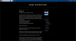 Desktop Screenshot of homeaspirations.blogspot.com