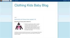 Desktop Screenshot of clothingkidsbaby.blogspot.com