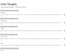 Tablet Screenshot of lilmegansthoughts.blogspot.com