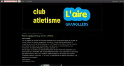 Desktop Screenshot of clubatletismelaire.blogspot.com