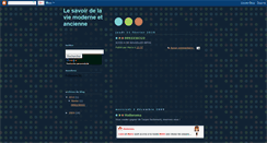 Desktop Screenshot of le-savoir-de-nos-vies.blogspot.com