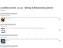 Tablet Screenshot of lovediscovered-sa.blogspot.com