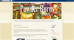 Desktop Screenshot of powderburns.blogspot.com