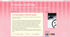 Desktop Screenshot of paradisequilting.blogspot.com