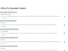 Tablet Screenshot of lifeofasummerintern.blogspot.com