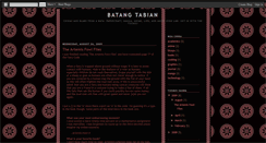 Desktop Screenshot of batangtabian.blogspot.com