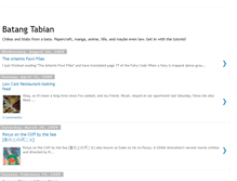 Tablet Screenshot of batangtabian.blogspot.com