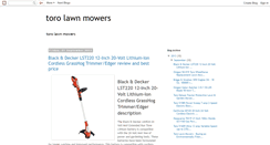 Desktop Screenshot of best-torolawnmowersreviewed.blogspot.com