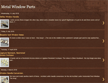 Tablet Screenshot of metalwindowparts.blogspot.com