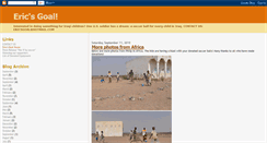 Desktop Screenshot of ericsgoal.blogspot.com