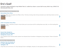 Tablet Screenshot of ericsgoal.blogspot.com