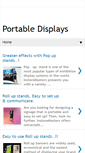 Mobile Screenshot of portabledislpays.blogspot.com