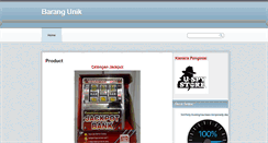 Desktop Screenshot of barang-unik.blogspot.com