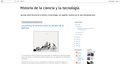 Desktop Screenshot of historia-ciencia-tecnologia.blogspot.com