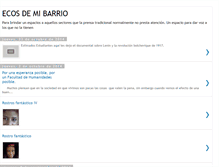 Tablet Screenshot of ecosdemibarrio.blogspot.com