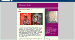 Desktop Screenshot of alessandraalves.blogspot.com