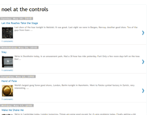 Tablet Screenshot of noelatthecontrols.blogspot.com