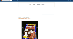 Desktop Screenshot of comida-espanola.blogspot.com