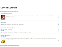 Tablet Screenshot of comida-espanola.blogspot.com