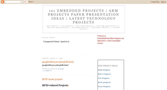 Desktop Screenshot of embeddedprojectideas.blogspot.com