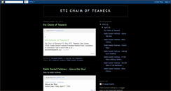Desktop Screenshot of etzchaimofteaneck.blogspot.com