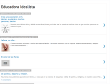 Tablet Screenshot of educadoraidealista.blogspot.com